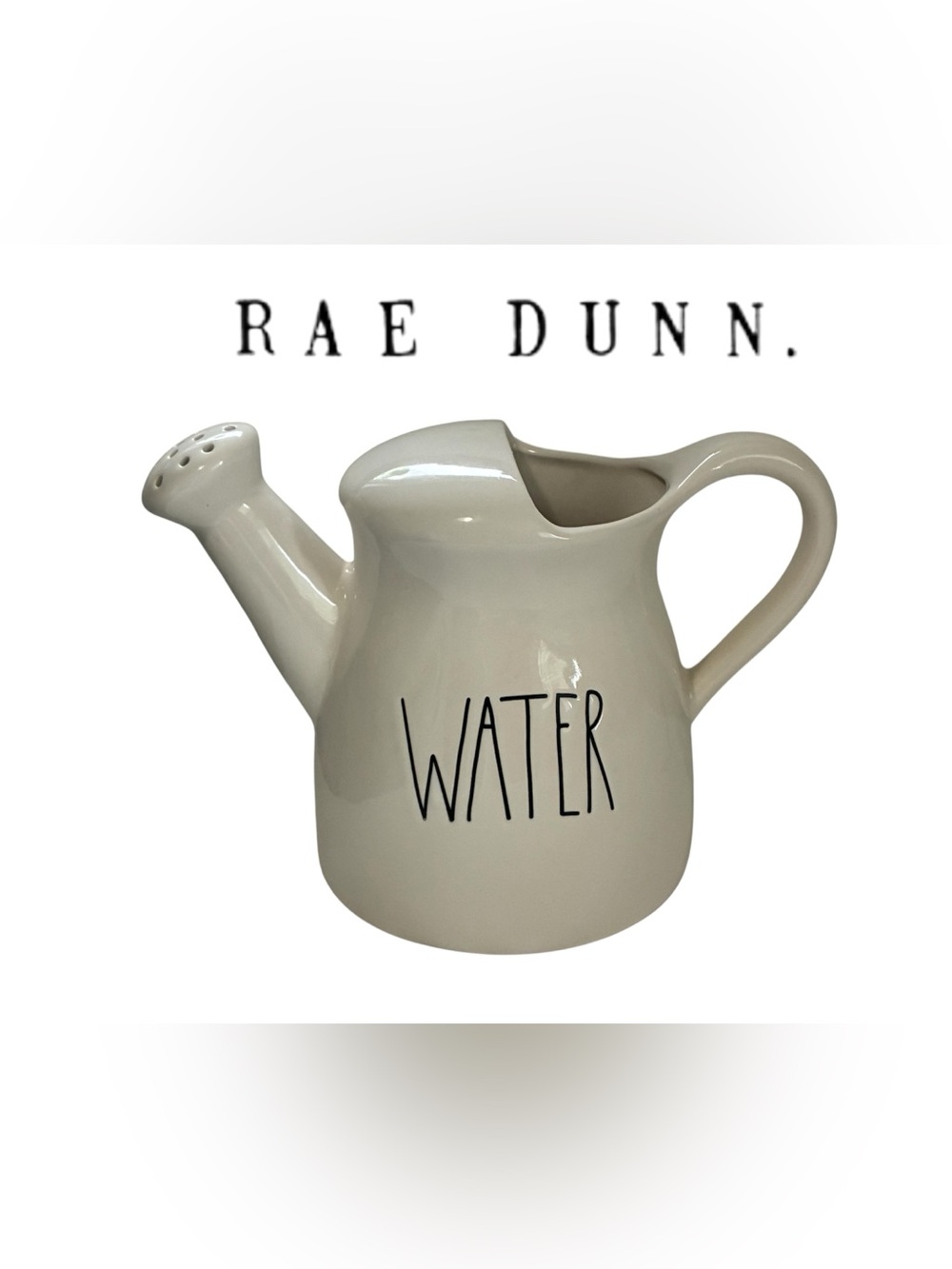 RAE DUNN CERAMIC WATERING CAN